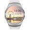 Full Display Round IPS Screen LCD MTK2502C BT4.0 blood pressure monitor watch KW18