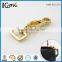 New Design Zinc Alloy Gold Hook For Handbag