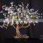 Indoor hotel decoration waterproof Led cherry bonsai