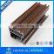 Foshan supplier best quality wood grain aluminium profile for glass