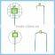 Outdoor Flower Metal Stick