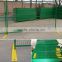Used Red colour 6ft temporary movable fence / powder coated fence / Canada temporary fence panels / metal fence exported to Ca