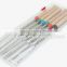 Wooden handle high quality stainless steel telescopic cotton candy bbq forks Light handy marshmallow roasting stick