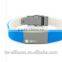 Fashion personalised rubber id run wristband printing