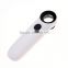 Handheld Reading Magnifying Glass 40X LED Light Jeweler High-Power Eye Loupe Potable Hand Hold Magnifier with LED Hot Sale