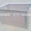 Aluminum perforated sheet turnover container case, cargo storage container