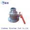 manufacure supply aluminium alloy unidirectional ball valve