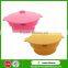 Multi-function Collapsible Silicone Bowls, Kitchen Foldable Bowls , Silicone Bowls With Lid