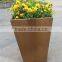 customized long Rectangular metal flower box Planter