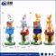 Artificial animal garden statue outdoor bunny garden sculptures
