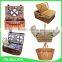 Wicker ware set picnic basket set with insulated cooler bag for 4 person