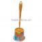 PP printed toilet brush with base