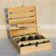 2016 customized handmade 4 bottle wooden wine gift box