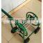 Manual garden hose reel carts