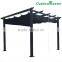 3x3M Pergola Gazebo KD Garden Black Pergola Canopy
