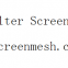 Rich Lucky Filter Screen Mesh Factory