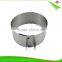 ZY-F1405 3.5 inches adjustable round stainless steel mousse cake ring baking mold