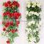 100CM 5Stems Artificial Rose Garland Wedding Party Decor Silk Flower Vine Garland