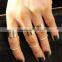 wholesale fashion jewelry ladies gold finger ring set midi ring set