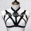 Womens halter Goth Harness Strappy Caged Bra