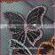 Lovely colorful butterfly embroidery design french lace fabric for dress