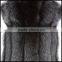 New Womaen Warm Gilet Outwear Long Slim Vest Faux Fox Fur Waistcoat Jacket Coat