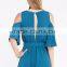 cold shoulder waist tie playsuit summer jumpsuits for women 2016