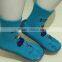 Custom rubber sole socks girls