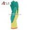 Anti tear latex nirtile coated cotton glove