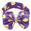 Baby Headwarp Knit Headwraps Custom Lovely Big Bowknot Shaped Elastic Baby Girls Hairbands