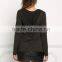 MGOO Factory Custom 2017 V Neck 100% Cotton Sweaters Olive Hooded Jersey Plain V Neck Long Sleeves