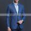 blue suit casual suit made to measure wool fabric customized men MTM bespoke suit
