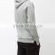 Casual all-match gray quality plain hoodies
