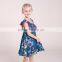 S17618A Kids party 2017 casual sleeveless model baby girl summer dress