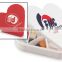 USA Made Heart Pill Box - exclusive heart design with seven pill compartments and comes with your logo