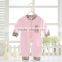 Wholesale summer striped girls baby rompers cotton clothing