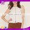 2016 guangzhou shandao high quality summer new design casual sleeveless lace patchwork women western tops