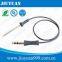 Microwave oven meat probe sensor, food grade toaster temperature NTC 50K sensor with silicone handle