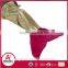 new style red and golden hot stamping shiny mermaid tail blanket