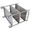 Material stainless steel cart with guardrail RCS-0331
