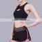 2017 Custom Female Yoga Sport 2 Piece Fitnees Gym Lightweight Sportswear Sexy Running Bra Set Clothes