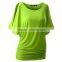 women's off shoulder private label Manufacturing t shirts