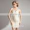sleek side and back weaves white sexy party club dress