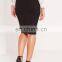 classic black women sexy midi skirt skirt midi latest design