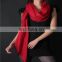 2017 hot sale inner mongolia spring autumn thin style fashion lady triangle plain pure wool scarf infinity handmade wool scarf