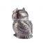 Pewter owl money box