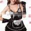 Sexy Maid Lingerie Cosplay Erotic Games Costume Teddy Set