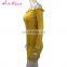 In Stocks Curvy Strapless Yellow Fitness Sexy Mid Off - Shoulder Bodycon Dress