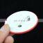 Promotional custom plastic round badge clip