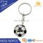 Wholesale promotional mini led flash light metal keychain with ring
